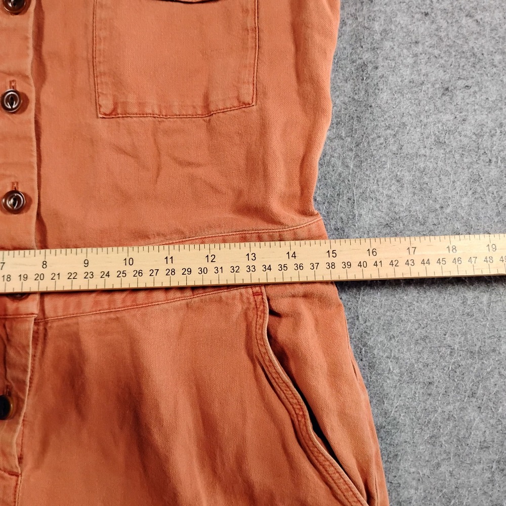 Outerknown S SEA Suit Jumpsuit Womens Orange Rust Utility Coveralls - Picture 6 of 10